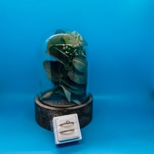 Two-tone Gold Wedding Ring Set